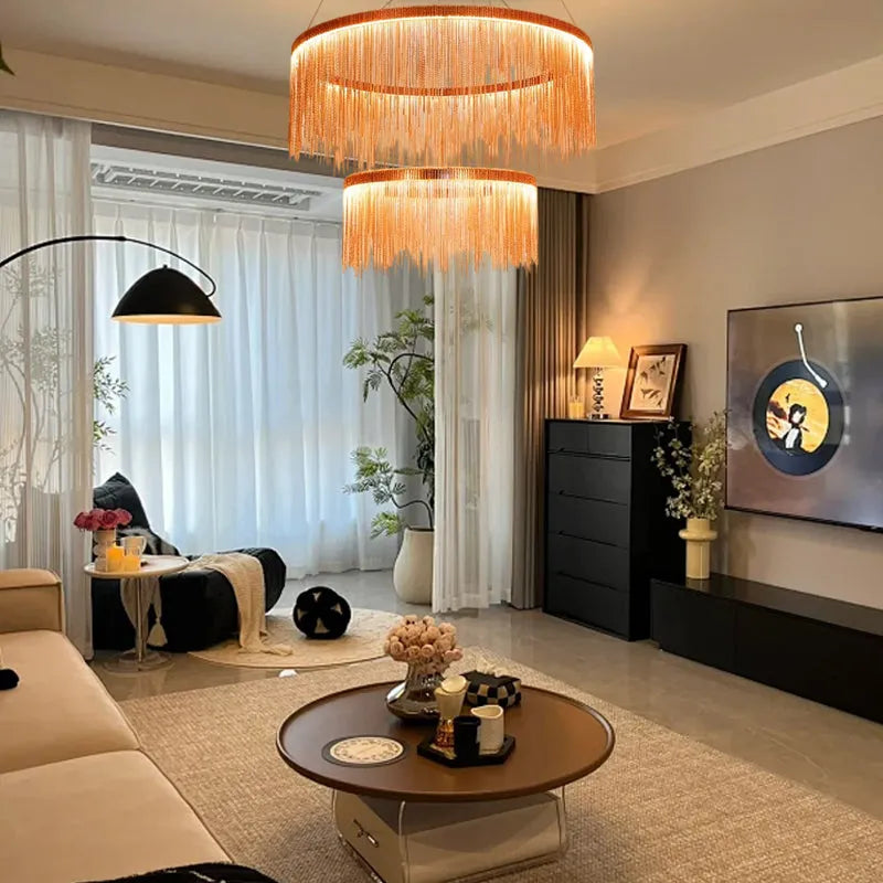 Pendant Light –Gold/Silver/Rose Gold Metal Finish for Living Room